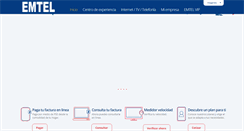 Desktop Screenshot of emtel.net.co